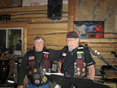 President and secretary thank riders for participating.